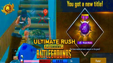 How To Get Weapon Master Title In Pubg Mobile Lite Pubg Mobile Lite