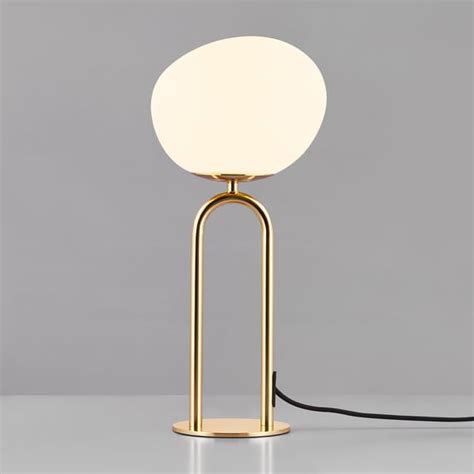 Design For The People Shapes Lampe De Table Blanc Opalin