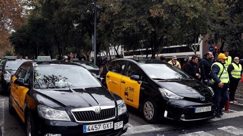 Huelga De Taxis En Madrid Y Barcelona En Directo