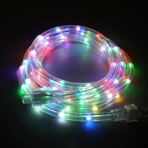 Pinegreen Lighting 12 Ft Plug In Color Changing Integrated LED Rope