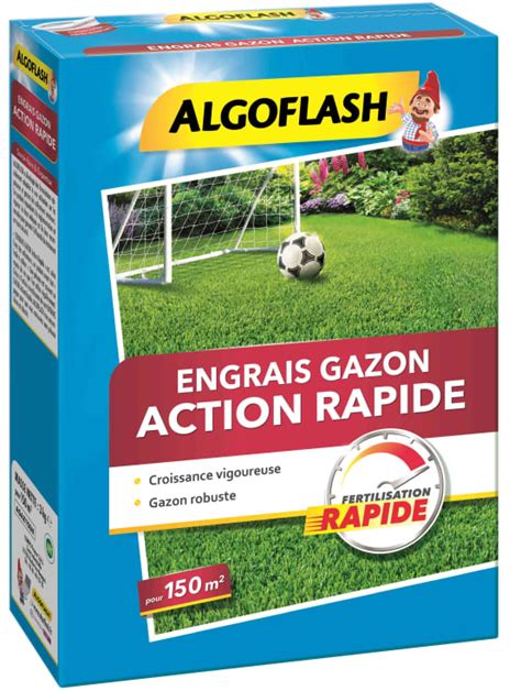 Engrais Gazon Action Rapide Algoflash Gamm Vert