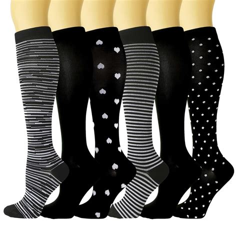 Ierhent Compresion Socks Wide Calf Compression Socks for Women & Men Extra Large Size Support ...