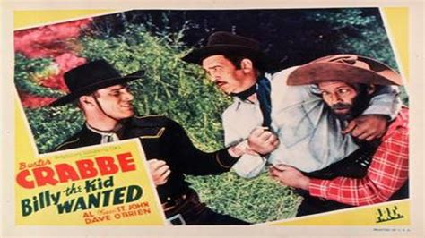 Billy The Kid Wanted 1941 Buster Crabbe Al St John Director