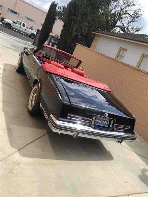 1978 Cadillac Seville San Remo Convertible Black Rwd Automatic San Remo