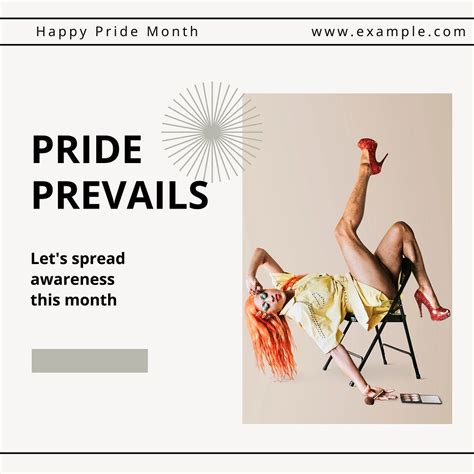 Pride Month Instagram Post Template Free Photo Rawpixel