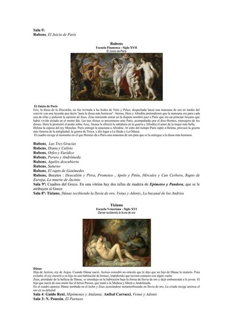 Viaje mitológico al museo del prado PDF