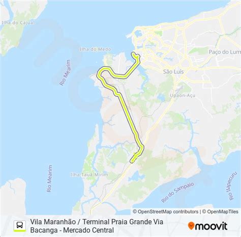 Rota da linha t005 pedrinhas terminal praia grande horários paradas e