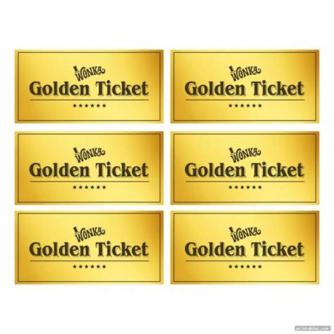 Willy Wonka Golden Ticket Printable Gridgit Willy Wonka Golden