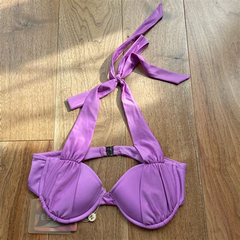 Oh Polly Neena Swim Adore Me Gathered Bikini Top Depop