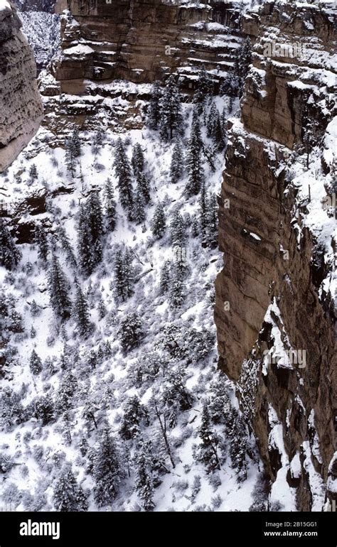 South Rim winter, Grand Canyon National Park, Arizona Stock Photo - Alamy