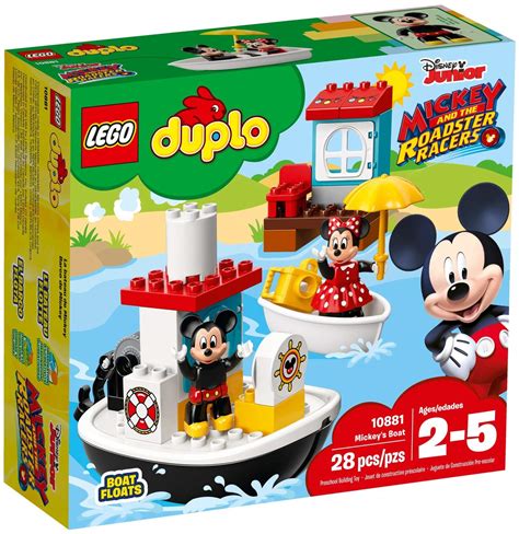 Buy LEGO 10881 DUPLO Disney Junior Mickey's Boat, Bath Toy for Toddlers ...