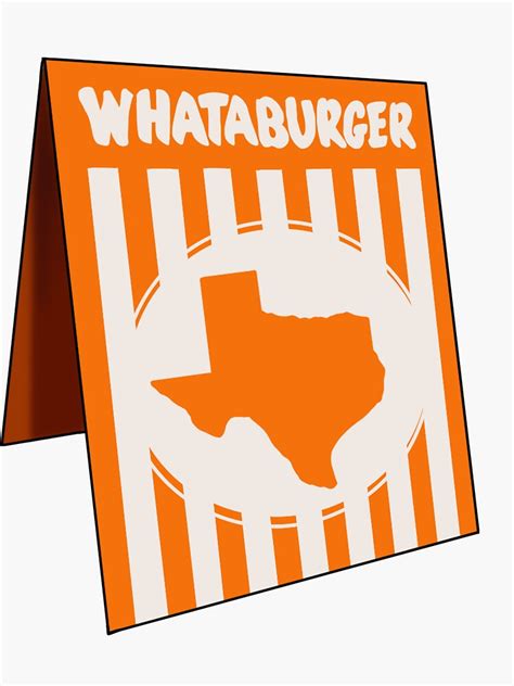 Texas Whataburger Table Number Sticker For Sale By Michelleblox