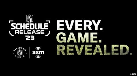 2023 NFL Schedule Highlights: Key Matchups and More | SiriusXM