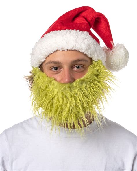 Dr Seuss The Grinch Who Stole Christmas Knitted Grinch Bearded Santa