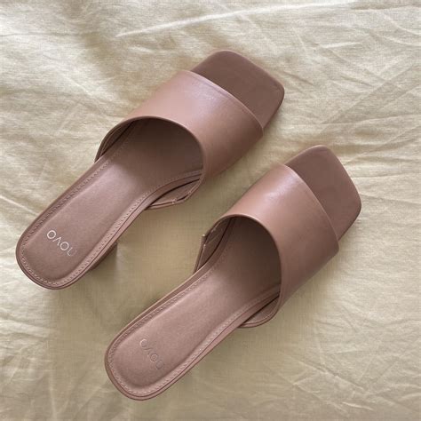 Novo Nude Heels Size 8 Only Worn Once In Perfect Depop
