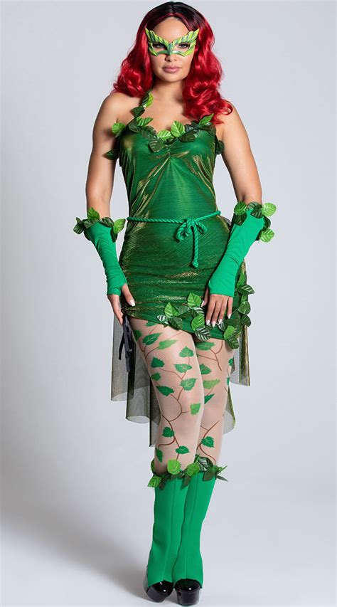 Lethal Beauty Costume Womens Ivy Costume Ivy Superhero Costume Ivy