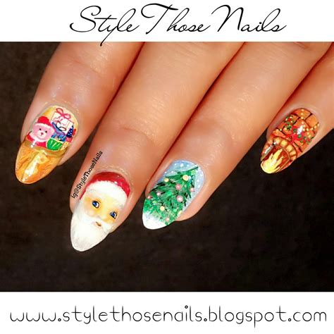 christmas nails design easy 9