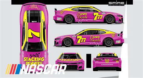 Stacking Pennies LaJoie Unveils Paint Scheme For Darlington NASCAR