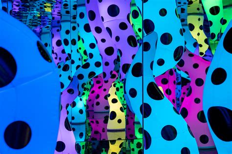 Stunning Tentacles With Giant Polka Dots Exhibited In Yayoi Kusamas