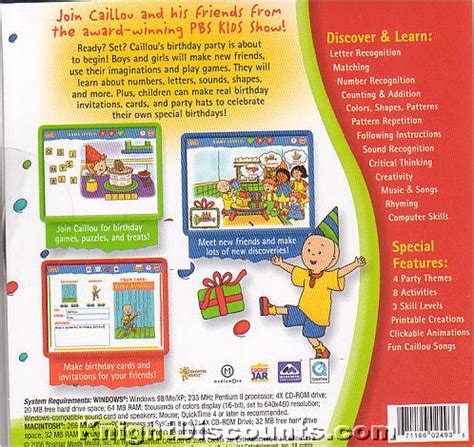 Children - Brighter Minds - Knight Discounts Online Store - Caillou ...