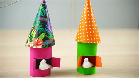 Toilet Paper Roll Crafts Birdhouse 🐦 Summer Boredom Buster Youtube