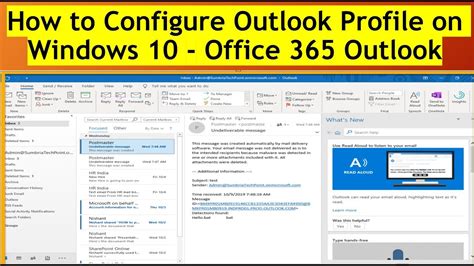 How To Configure Outlook Profile On Windows 10 Office 365 Outlook YouTube