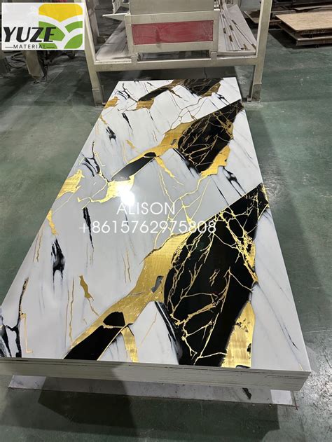 Factory Direct Supply Uv Marble Wall Panel Whole House Customized Slab