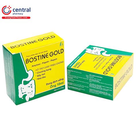 [chÍnh HÃng] Thuốc Bostine Gold Giảm Chướng Bụng đầy Hơi