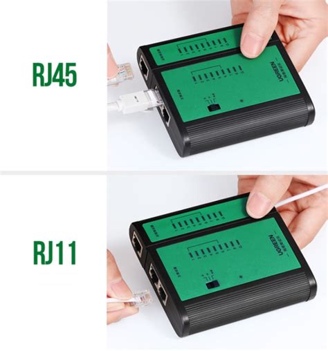 LAN TESTER PROBADOR DE CABLE DE RED RJ 45 RJ 11 TESTEADOR DE RED