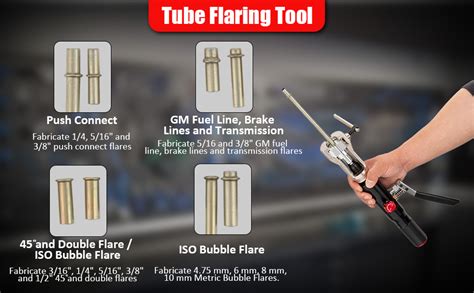 Amazon Hydraulic Flaring Tool Kits 45 Double Flaring Tools