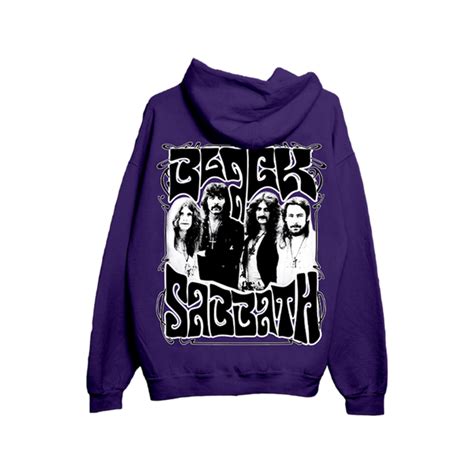 Purple Sabbath Zip Up Hoodie Black Sabbath Official Store