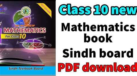 Class 10 New Maths Book Pdf Sindh Board 10th Class Mathematics New Book Stbb Pdf Download