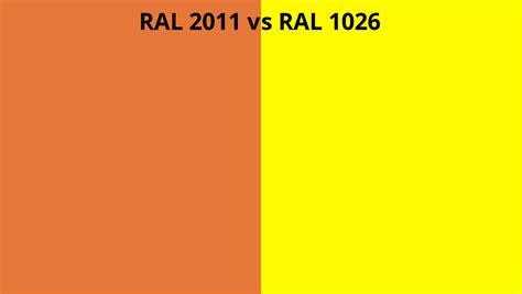 Ral 2011 Vs 1026 Ral Colour Chart Uk