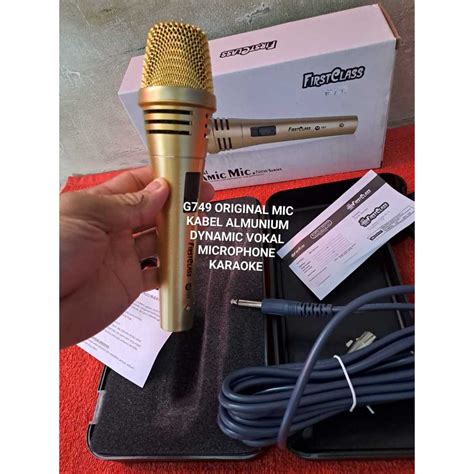 Jual G Microphone Kabel Almunium Dynamic Vokal Microphone Dynamic