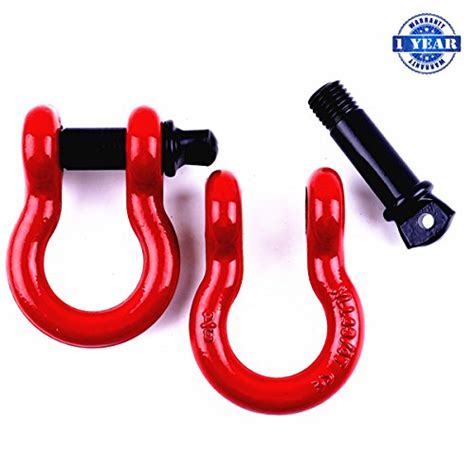 Buy Xyzctem Towing D Ring Shackles 34set Of 2 Heavy Duty Load