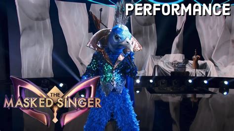 Peacock Sings “all Of Me” By John Legend The Masked Singer Season 1 Youtube