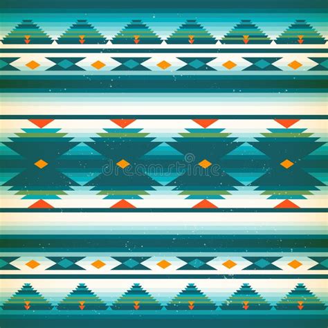 Native American Pattern Vector American Indians Stock Vector Image