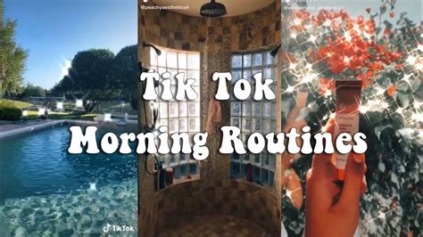 Morning Routines Tik Tok Compilation☀️ Youtube