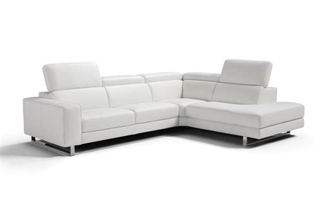 Italian Top Grain Leather Sectional with Adjustable Headrests Toledo ...