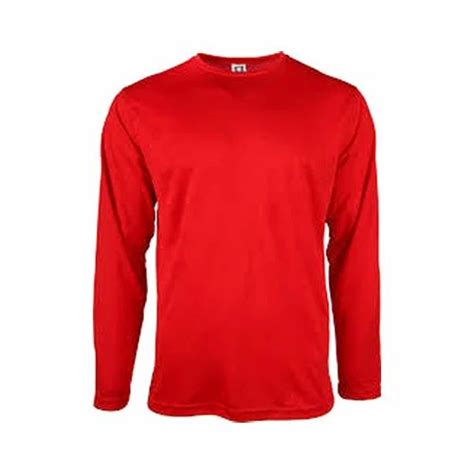 Medium Cotton Mens Plain Red Round Neck T Shirt At Rs 250 In Ludhiana