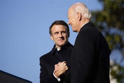 Macron Visits Biden At The White House Here And Now