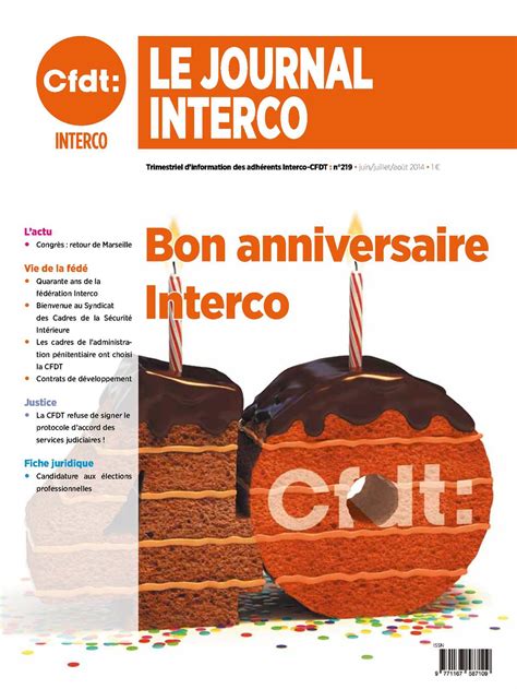 Calam O Le Journal Interco Cfdt N Juin Juillet Ao T