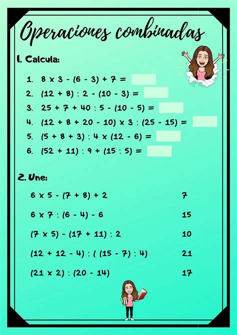 Ejercicio Online De Operaciones Combinadas Para Puedes Hacer Los