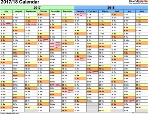 Financial Year Calendar Template - SampleTemplatess - SampleTemplatess