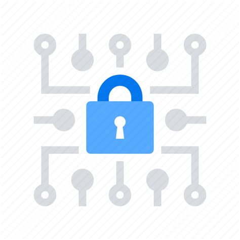 Data Lock Security Icon