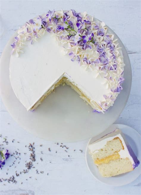 Fluffy Lemon Lavender Cake - BAKED by Blair