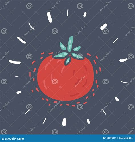 Tomate Verduras Aisladas Ilustraci N Del Vector Ilustraci N Del Vector