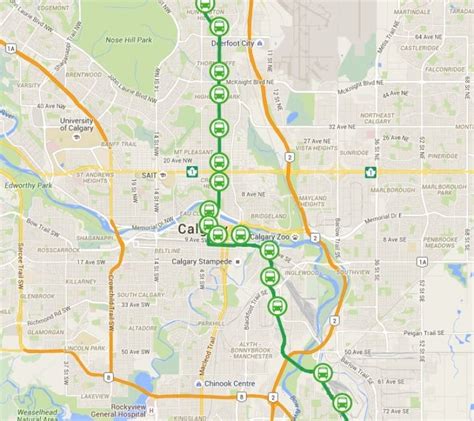 Calgary Green Line Lrt Map