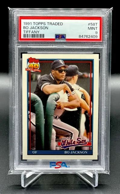 Bo Jackson Topps Traded Tiffany T Psa Comme Neuf Eur