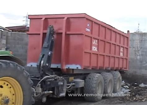 Porta Contenedores De Ejes Tr Dem Remolques Agr Colas Hf